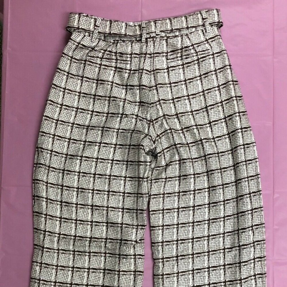 COLLECTION High-Rise Silk Twill Belted Trouser from J Crew - Picture 4 of 5